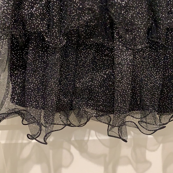 Tulle Black Dress Size 10 - Picture 5 of 7